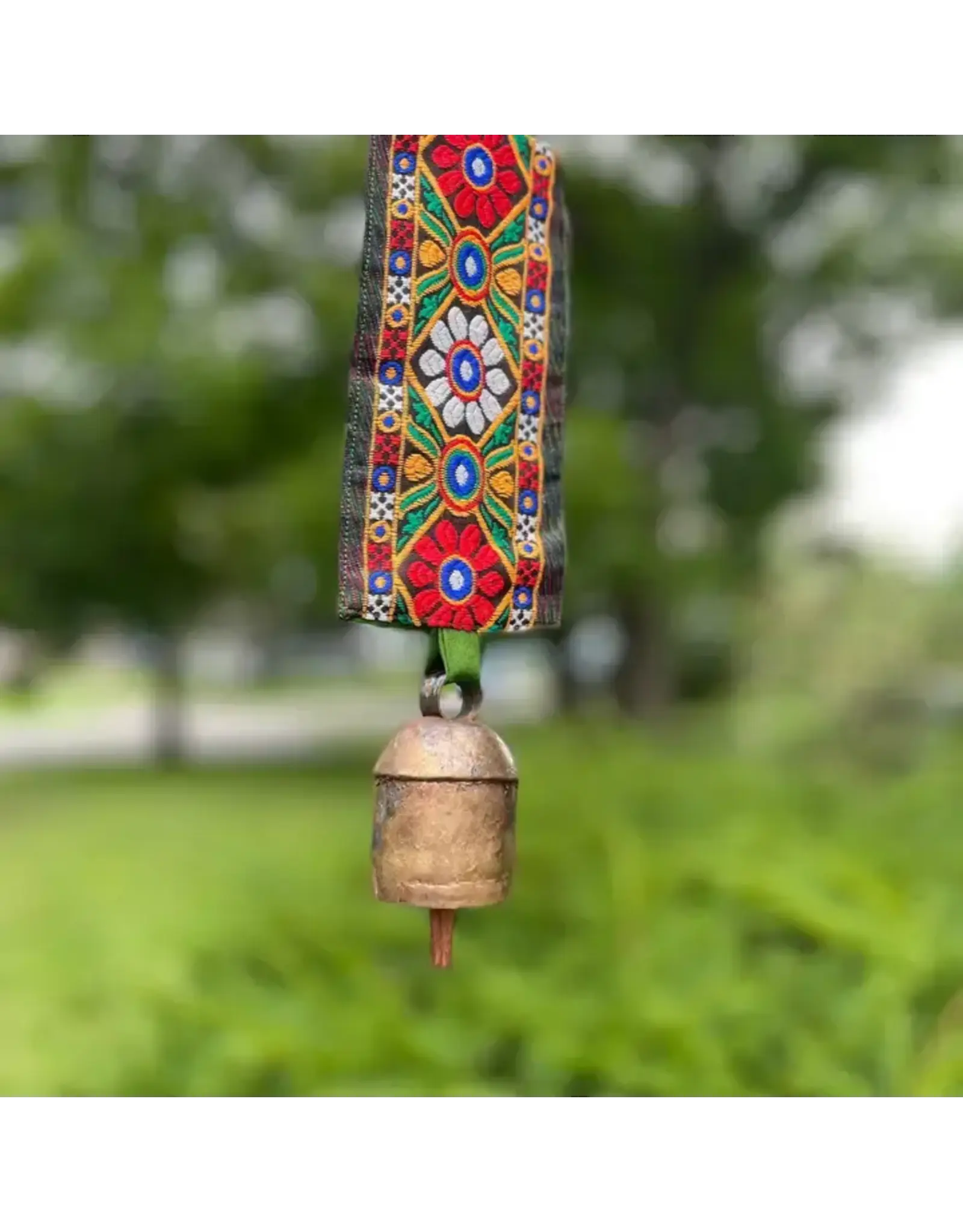 Bell with Embroidered Strap, India