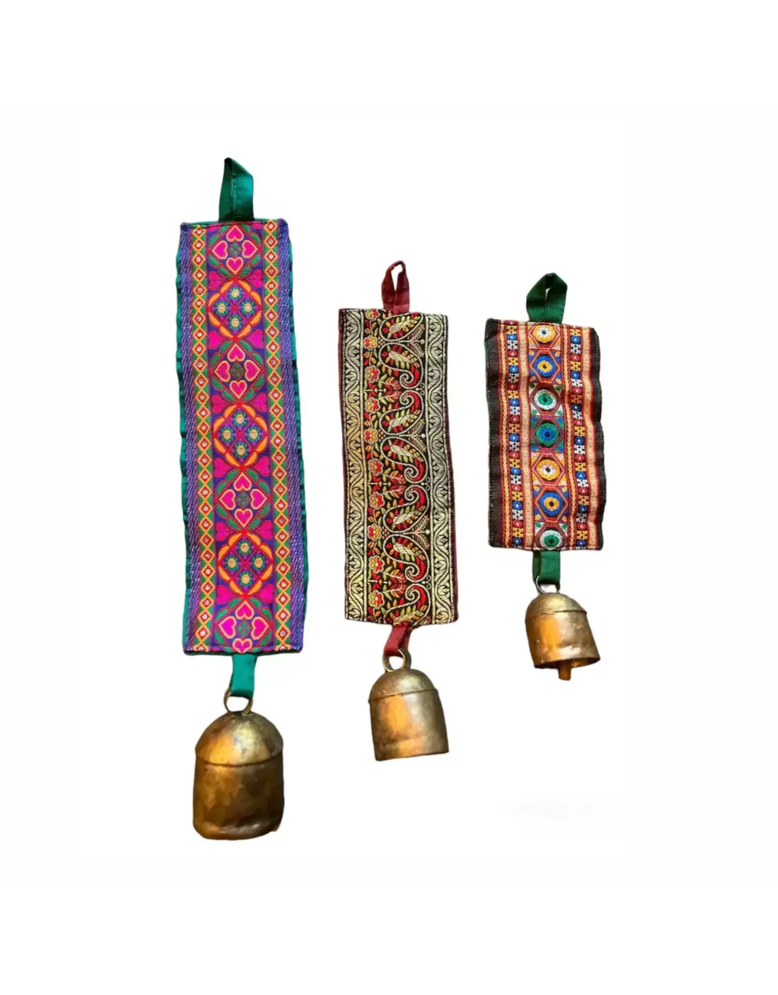 Bell with Embroidered Strap, India