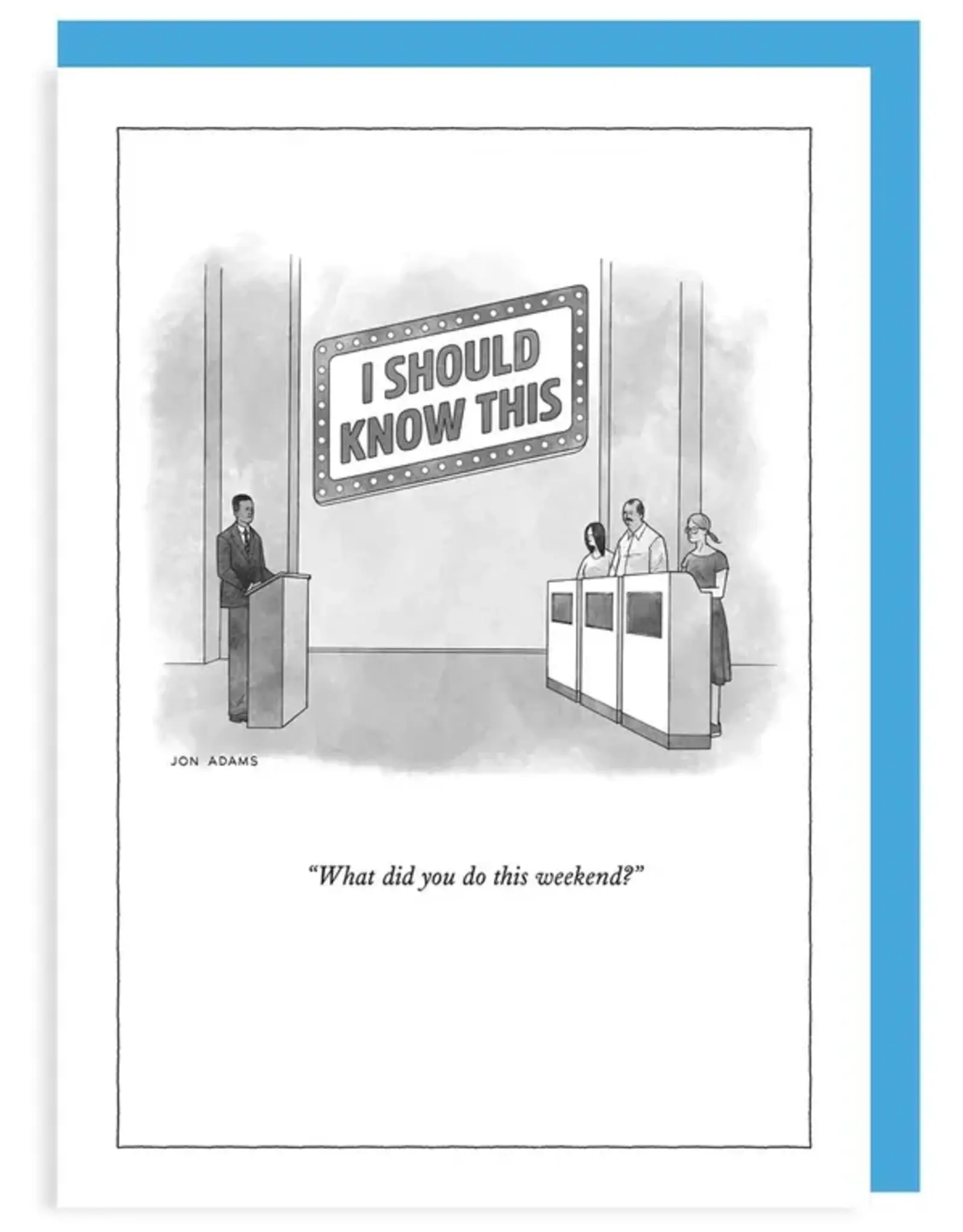 I Should Know This - New Yorker Cartoon Card -