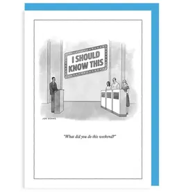 I Should Know This - New Yorker Cartoon Card -