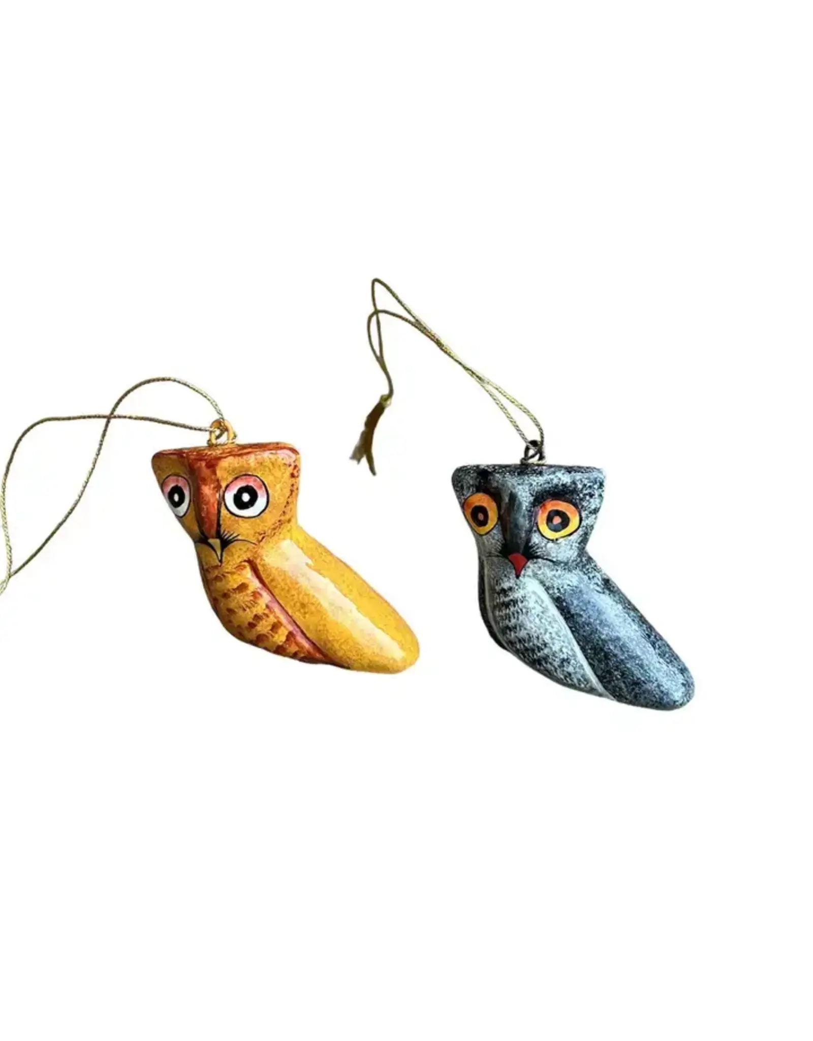 Owl Ornament Paper Mache