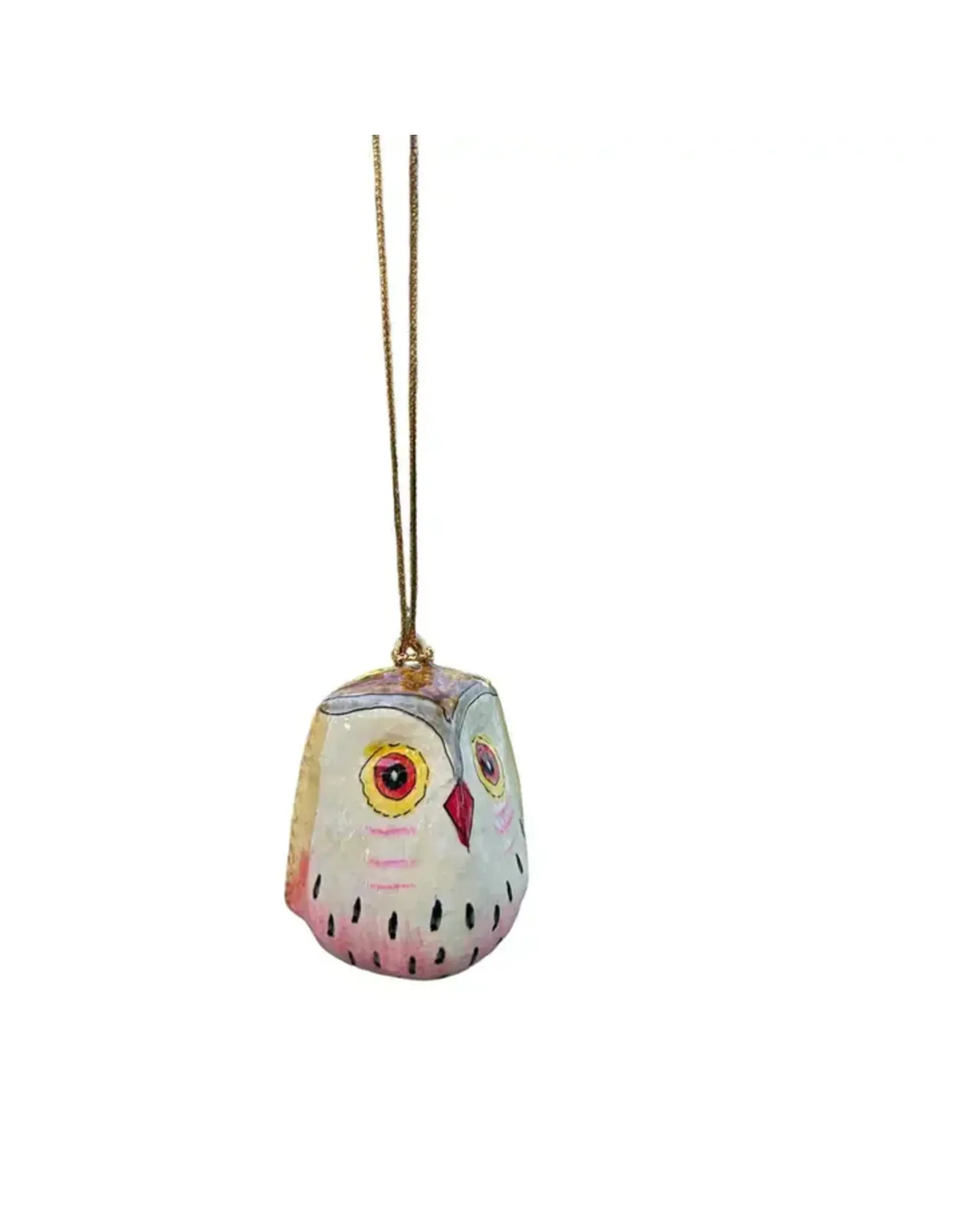 Owl Ornament Paper Mache