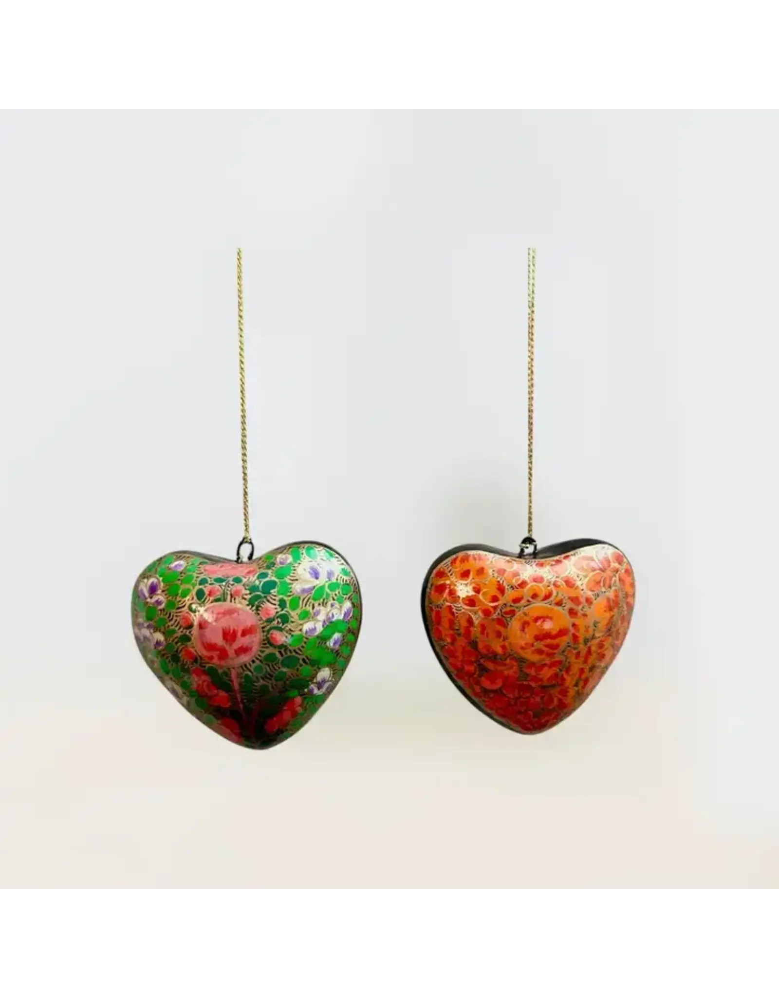Heart Ornament Paper Mache