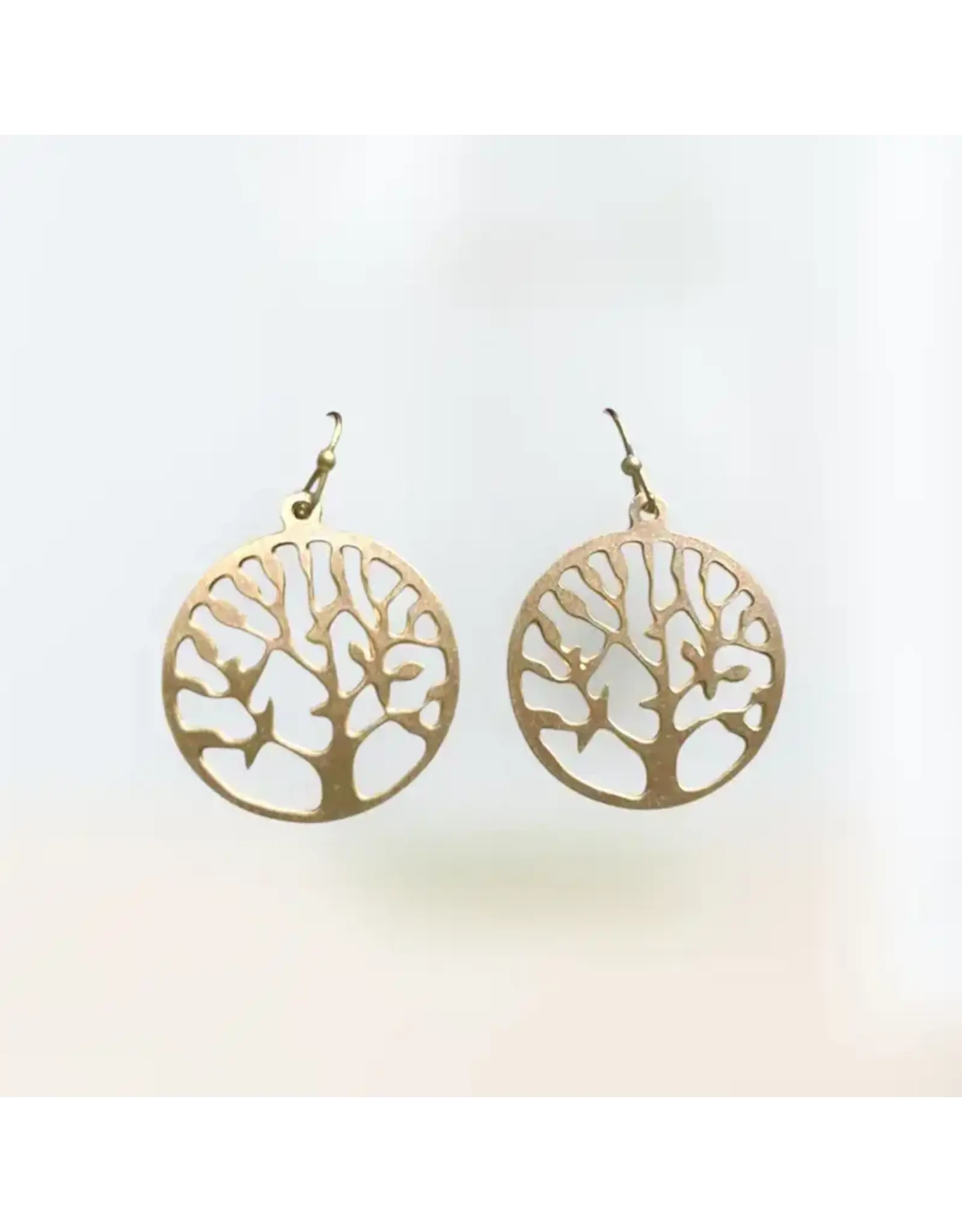 Evergreen Tree Earrings(Gold)