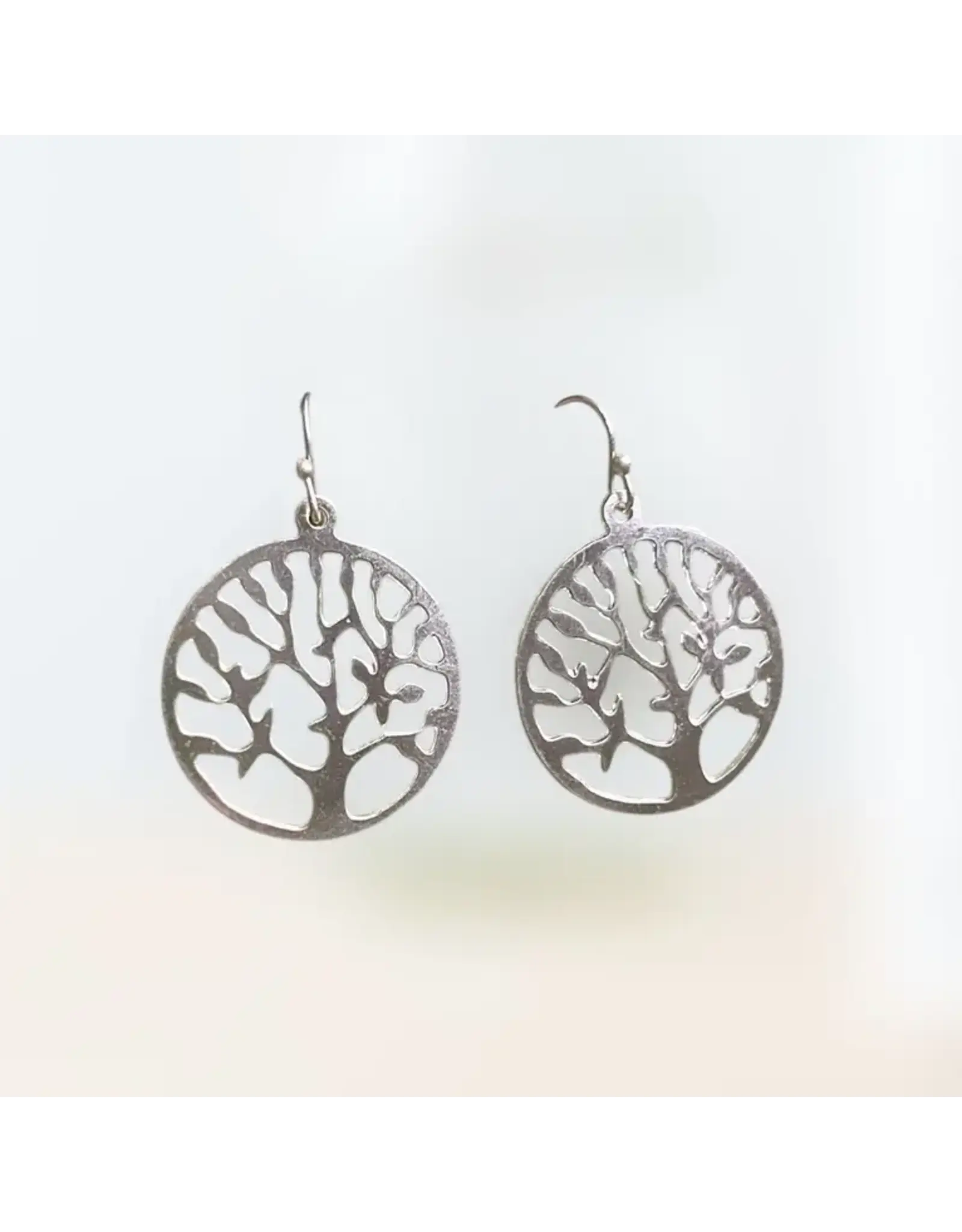 Evergreen Tree Earrings(Silver)