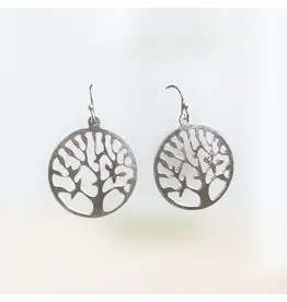 Evergreen Tree Earrings(Silver)