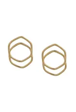 Sale Simple Post Earrings(Gold)