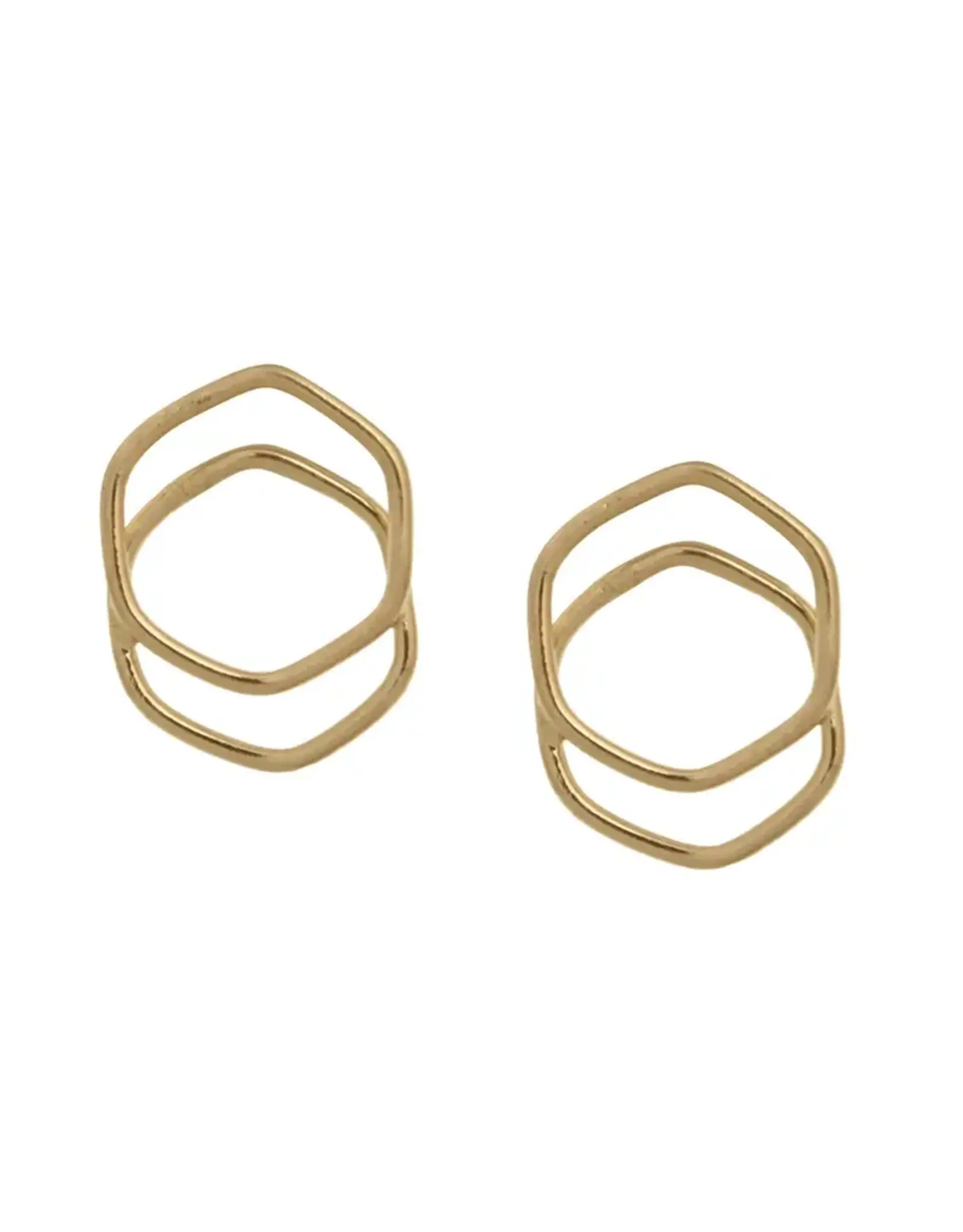 Sale Simple Post Earrings(Gold)