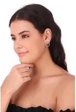 Sale Simple Post Earrings(Silver)