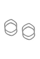 Sale Simple Post Earrings(Silver)