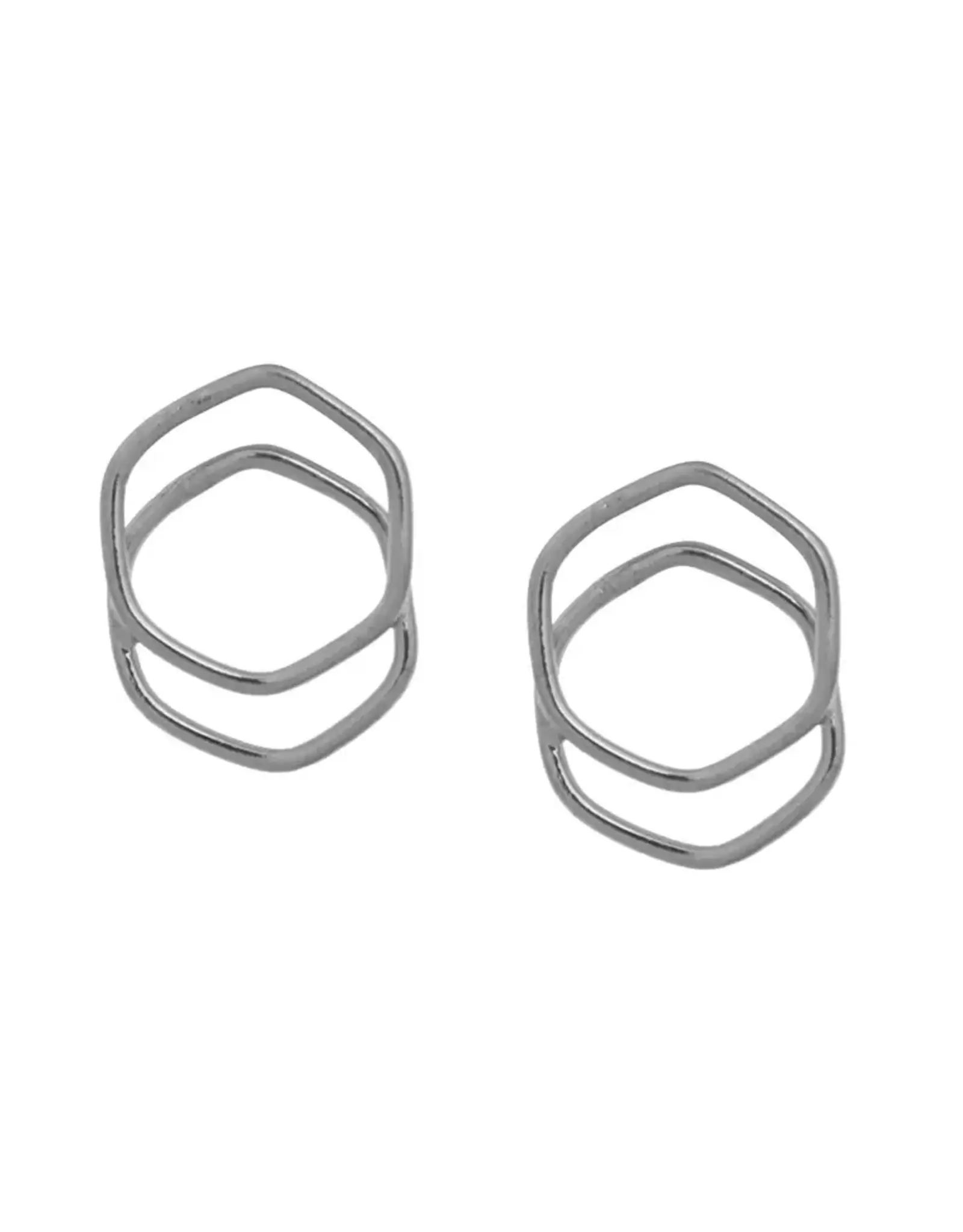 Sale Simple Post Earrings(Silver)