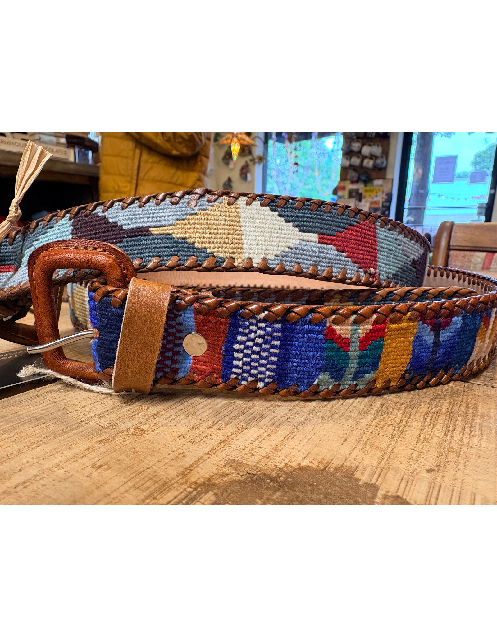 Geometric Handwoven Belt, Guatemala