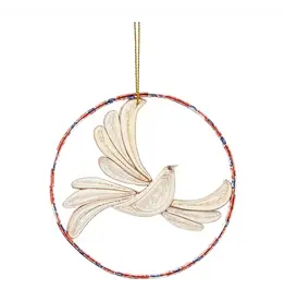 Quilled Peace Dove Christmas Ornament