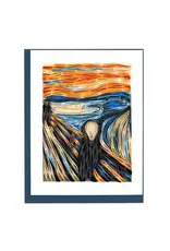 Artist Series - Quilled the Scream, Munch Greeting Card