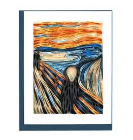 Artist Series - Quilled the Scream, Munch Greeting Card