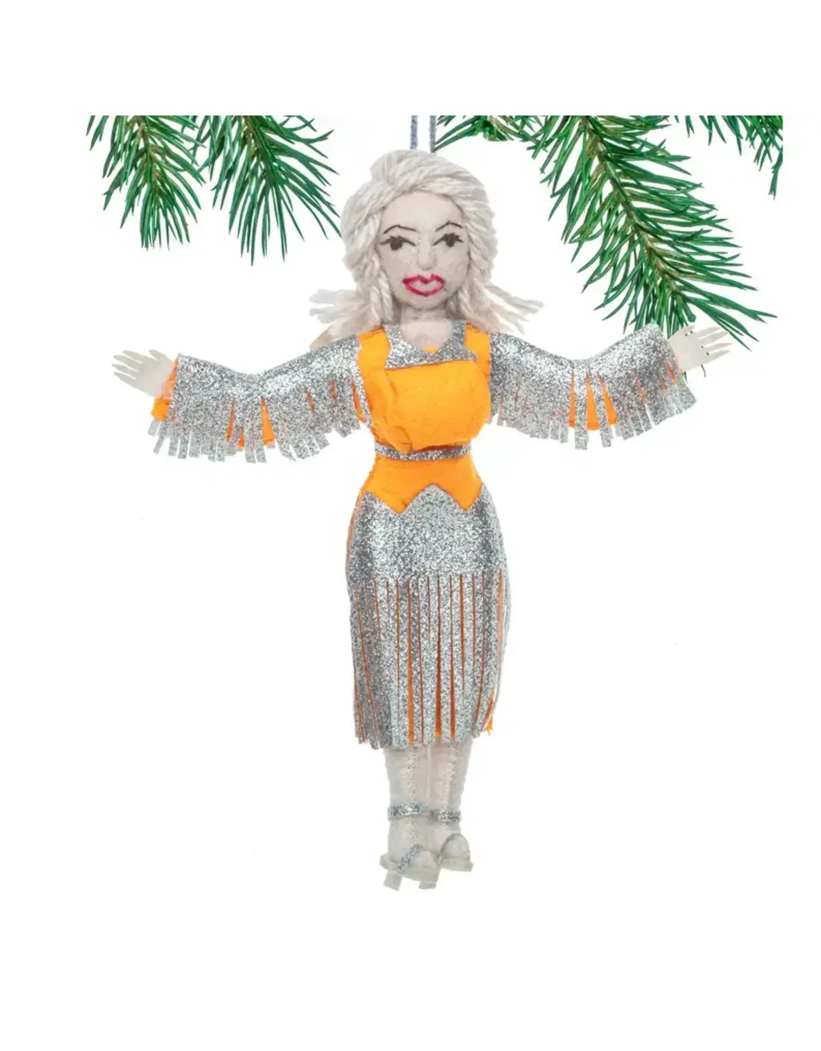"Country Time" Dolly Parton Ornament, Kyrgyzstan