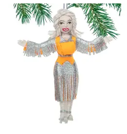 "Country Time" Dolly Parton Ornament, Kyrgyzstan