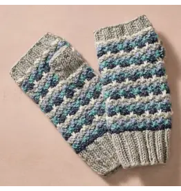 Samudra Blues Wristwarmers, Nepal
