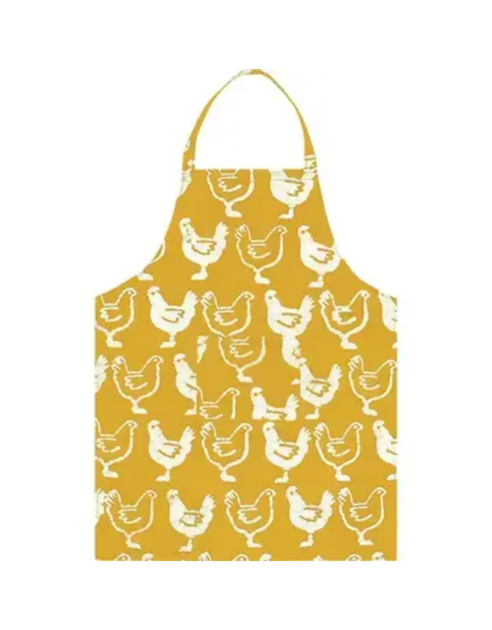 Apron Reversible: Chickens - Gold-Organic, Ghana