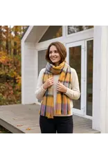 Alpaca Tartan Scarf - Sundown