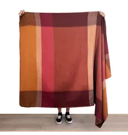 Alpaca Throw Blanket - Amber
