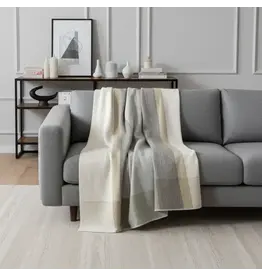Alpaca Throw Blanket - Salt Flat