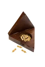 Triangle Peg Board Game - Handcrafted Wood