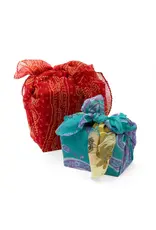 Trade roots Sari Fabric Wrap & Square Scarf
