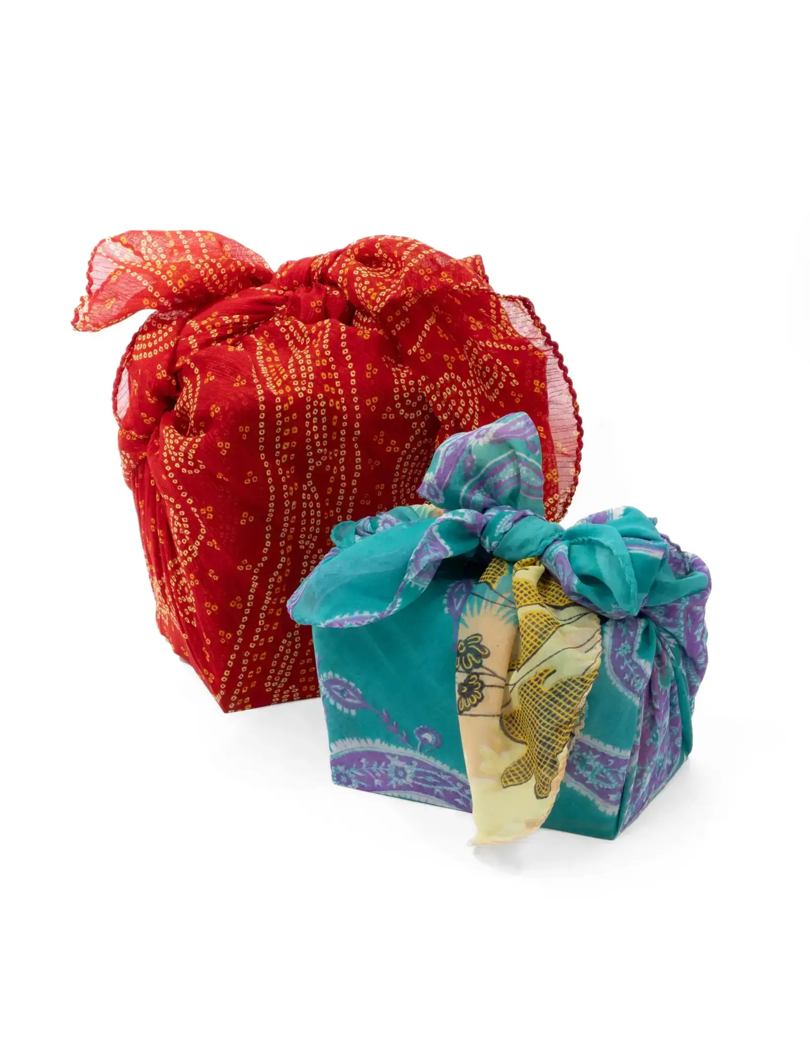 Trade roots Sari Fabric Wrap & Square Scarf