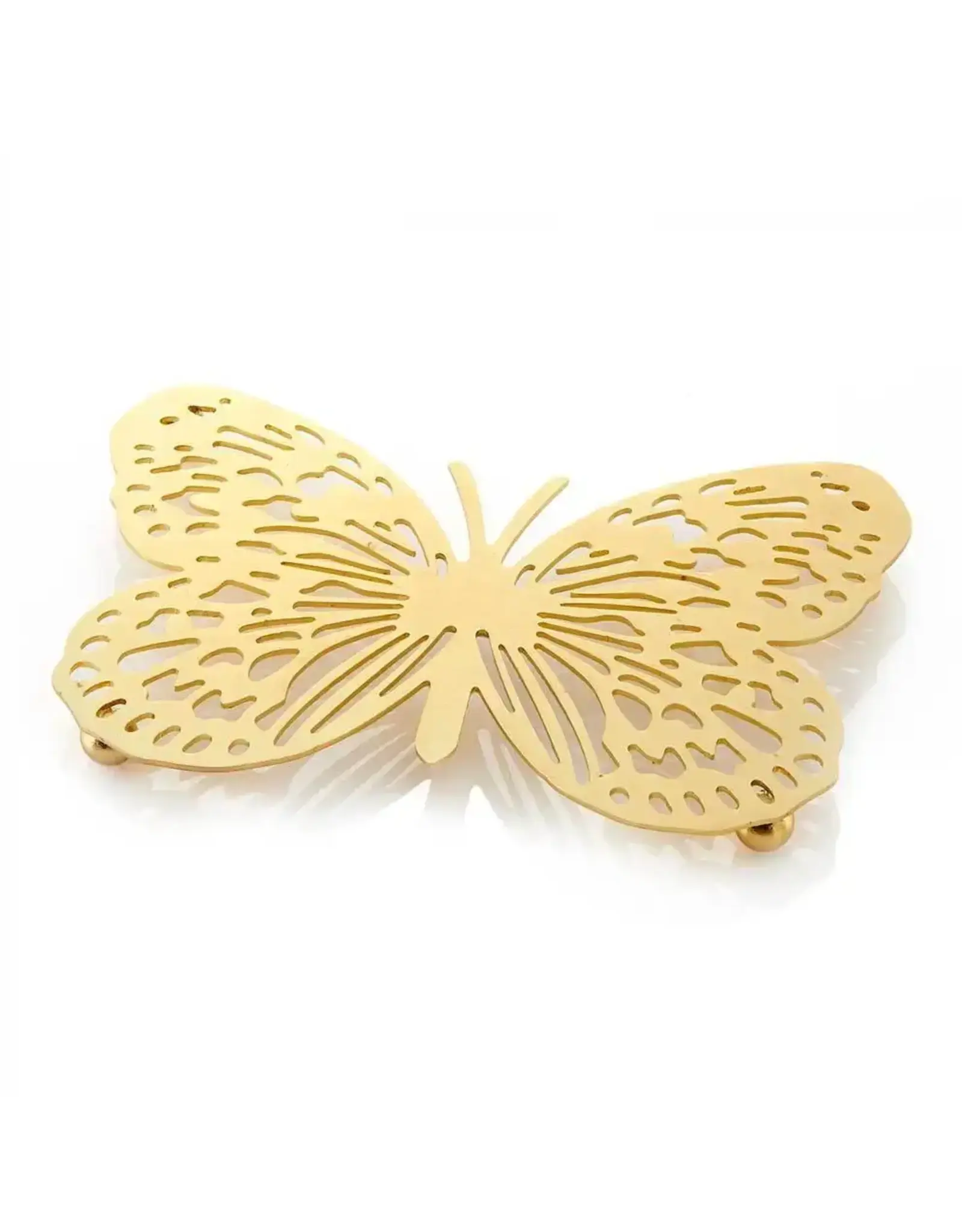 Butterfly Gold Trivet, India