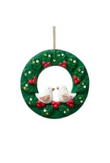 Peace Dove Wreath Christmas Ornament