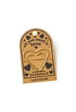 Kitaab Heart Wire Bookmark - Gold, India