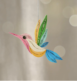 Chim Quilled Hummingbird Ornament