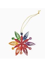 Quilled Rainbow Snowflake , Vietnam