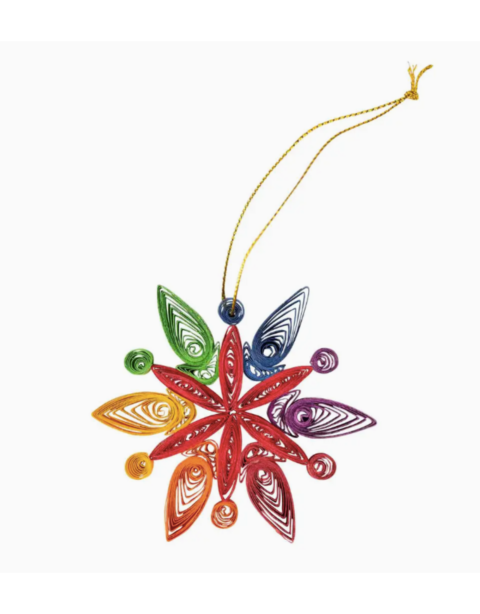 Quilled Rainbow Snowflake , Vietnam