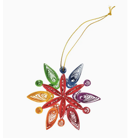Quilled Rainbow Snowflake , Vietnam