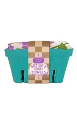 I Lilac Purple (Mint, Lilac) - Tea Towel Set of 2