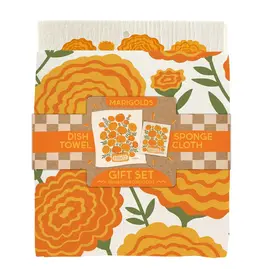 Marigold - Tea Towel + Sponge Cloth Set