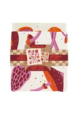 Mushroom - Tea Towel + Sponge Cloth Set