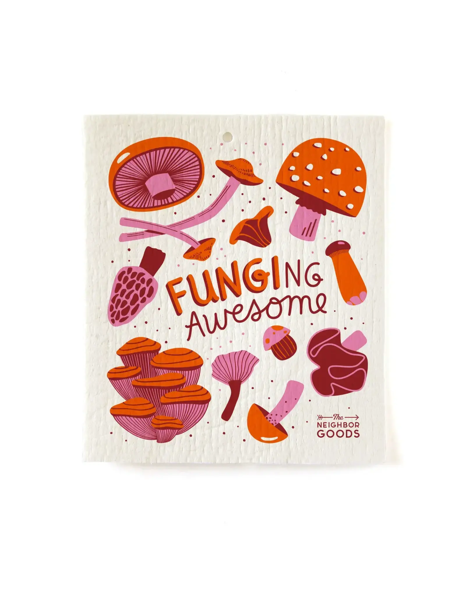 Mushroom - Tea Towel + Sponge Cloth Set