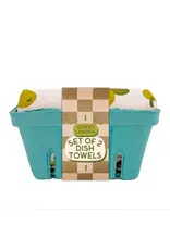 Olives with A Twist (Olive, Lemon) - Tea Towel Set of 2