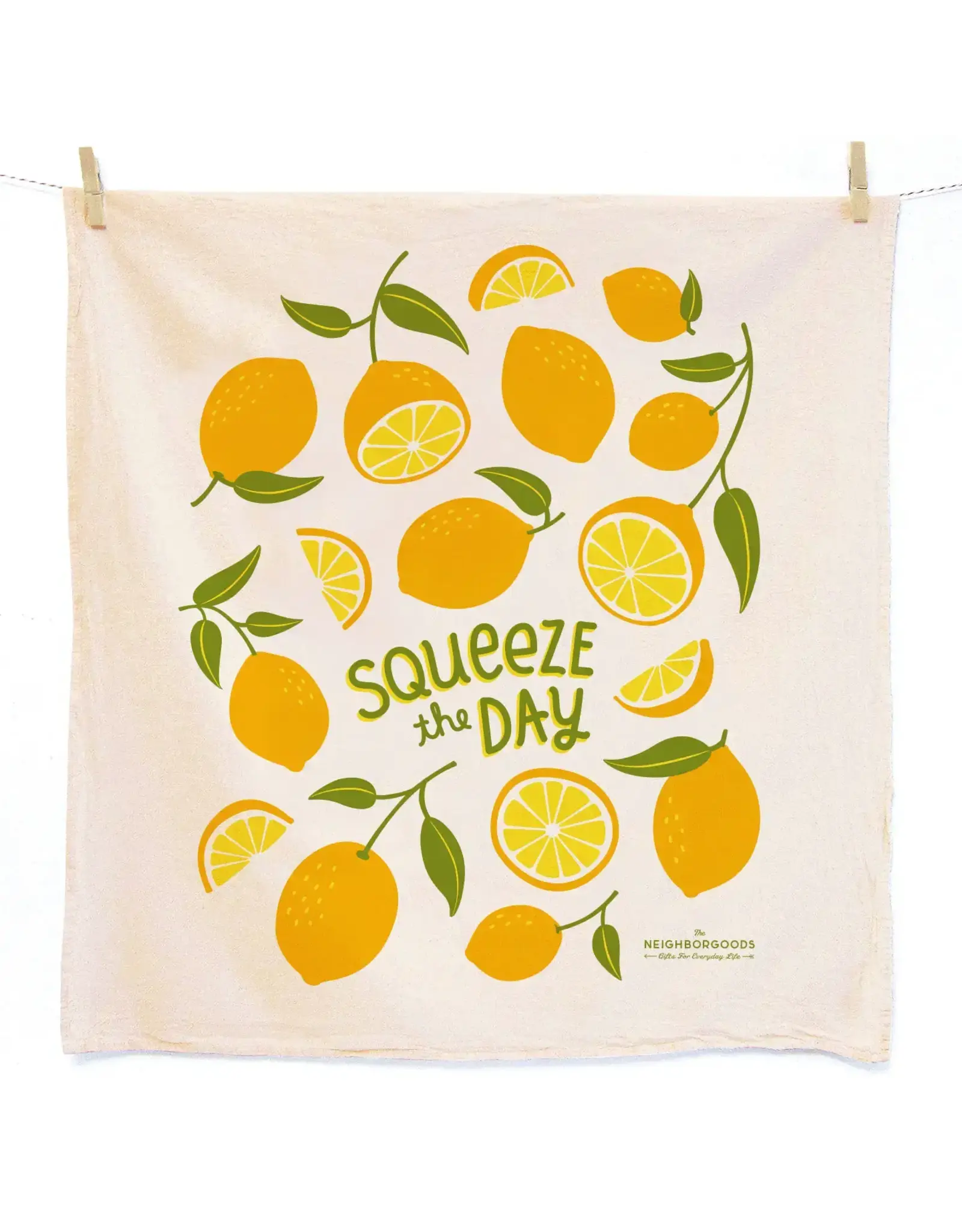 Olives with A Twist (Olive, Lemon) - Tea Towel Set of 2