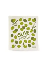Olives - Tea Towel + Sponge Cloth Set