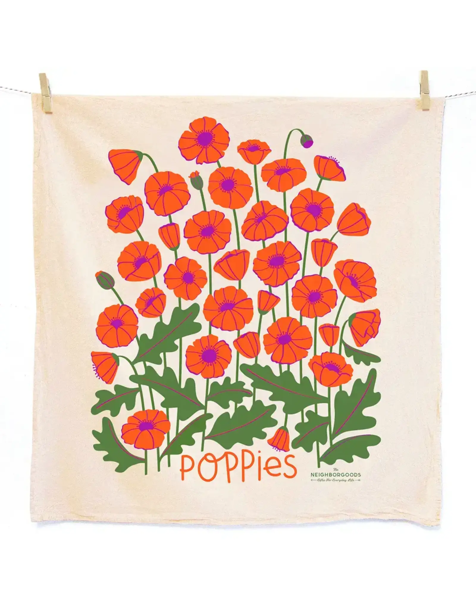 Poppy - Tea Towel + Sponge Cloth Set