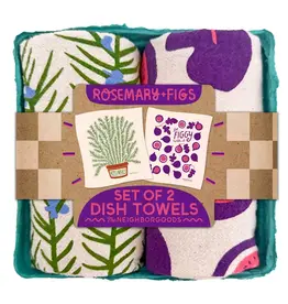 Rosemary & Fig (Rosemary, Fig) - Tea Towel Set of 2