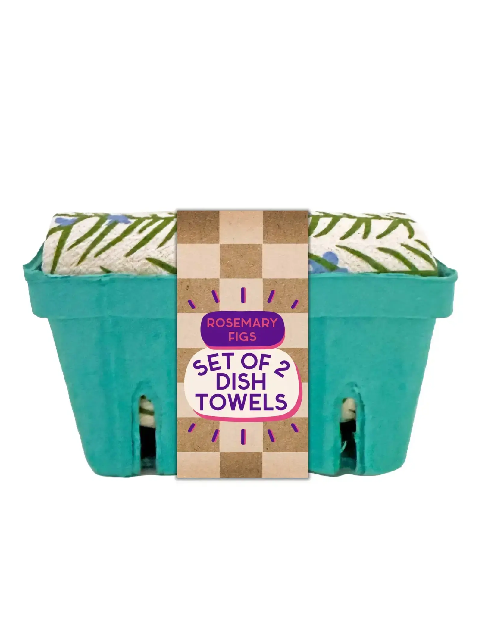 Rosemary & Fig (Rosemary, Fig) - Tea Towel Set of 2