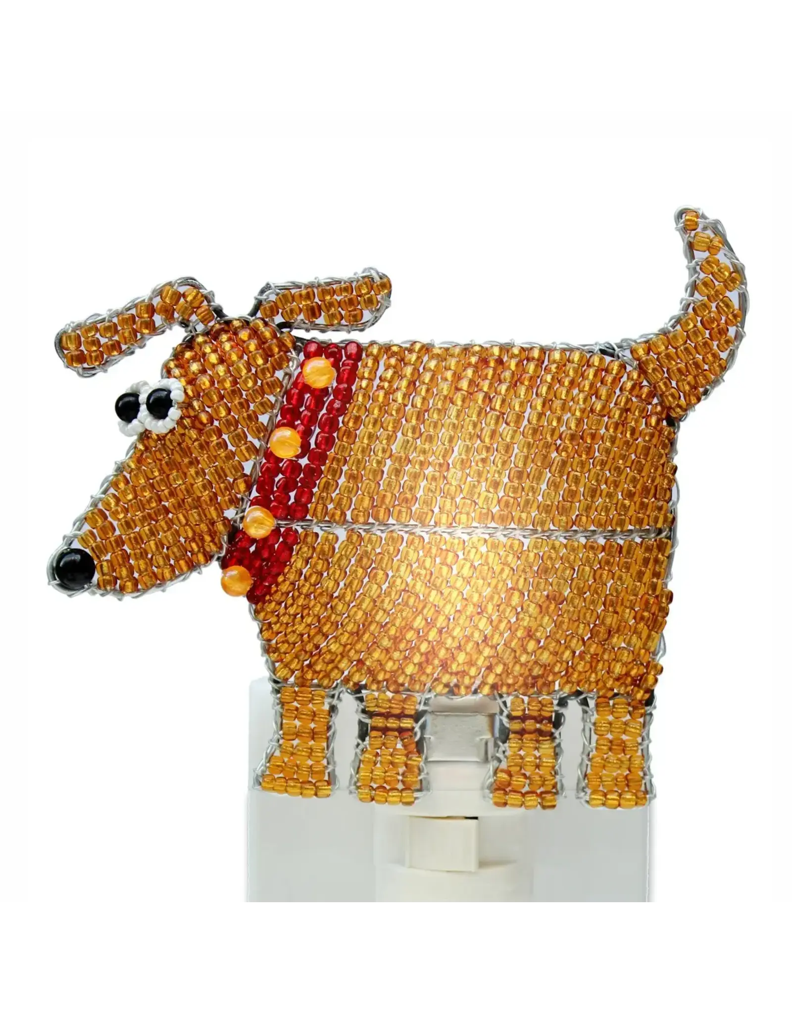 Beaded Night Light Dog