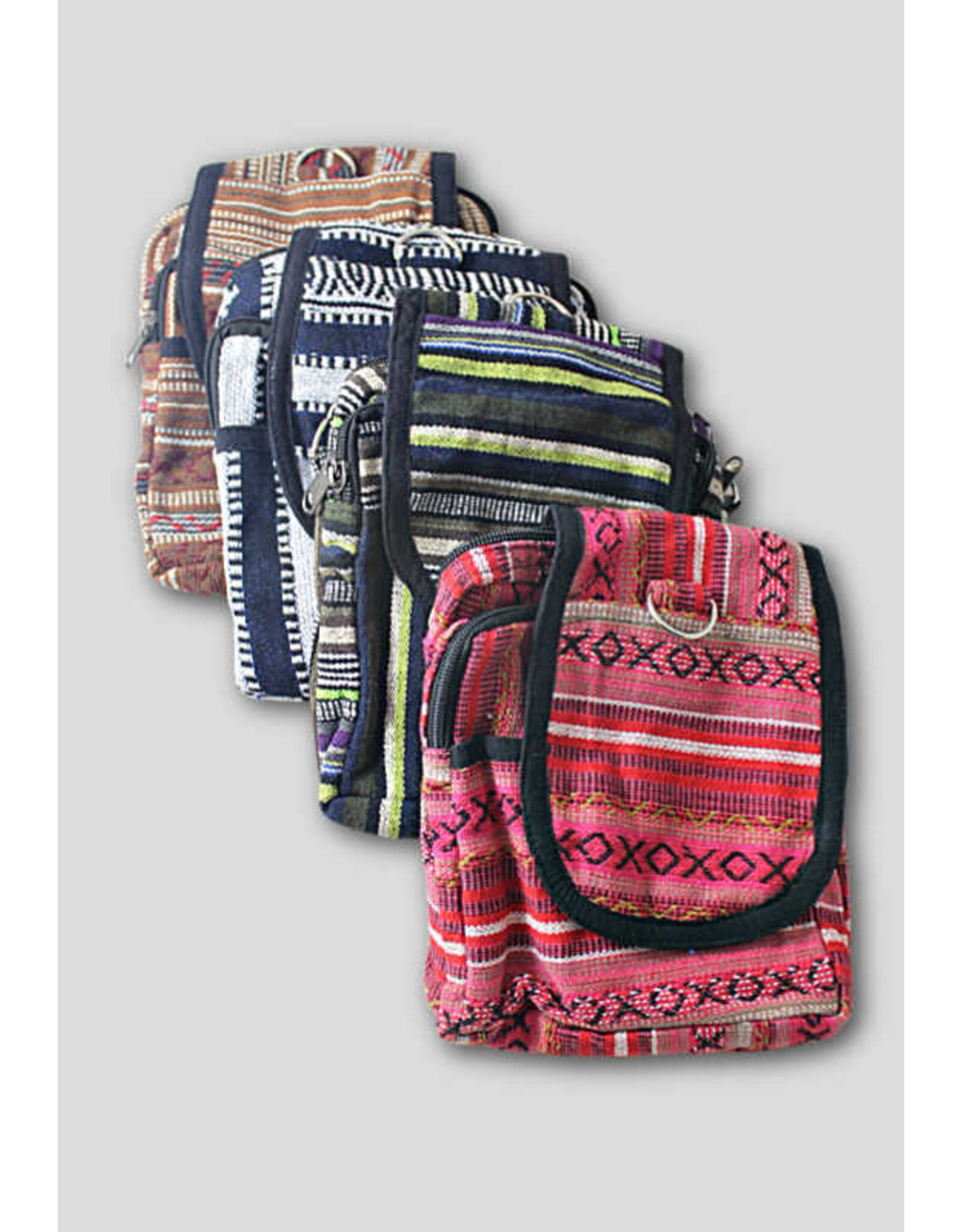 Trade roots Gyari Cotton Camera Size Bag, Nepal (colors vary)