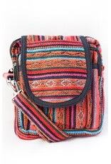 Trade roots Gyari Cotton Camera Size Bag, Nepal (colors vary)