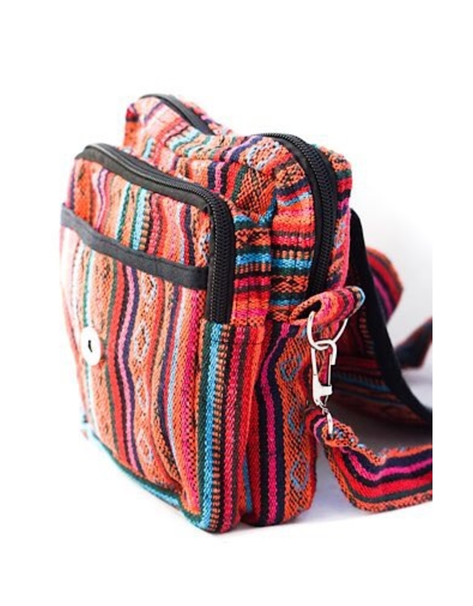 Trade roots Gyari Cotton Camera Size Bag, Nepal (colors vary)